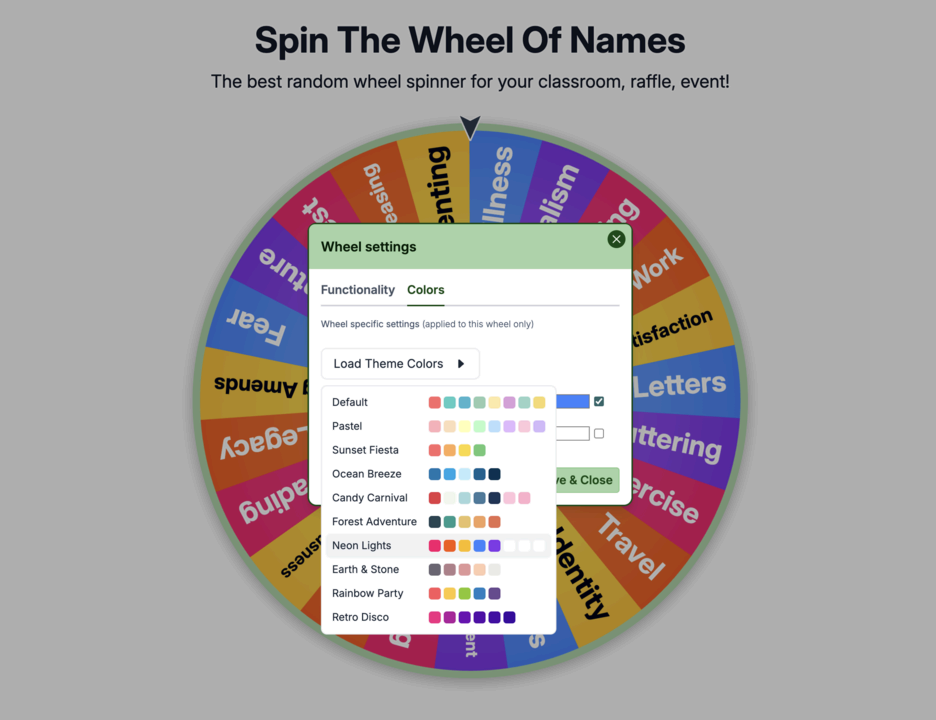 Color Themes hero image