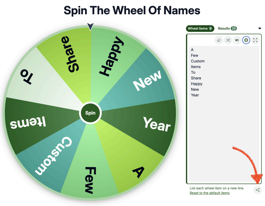 The easiest way to share a spinning wheel online hero image